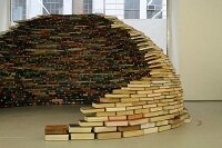 Колумбийский художник представила купол из книг