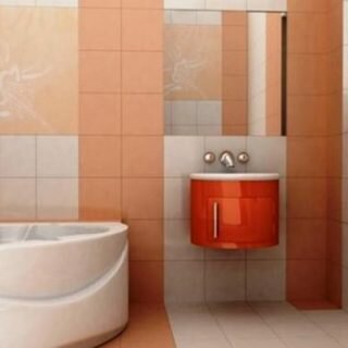 Персиковый цвет в оформлении дизайна комнаты