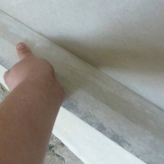 Шпаклёвка стен под обои. Этап 1