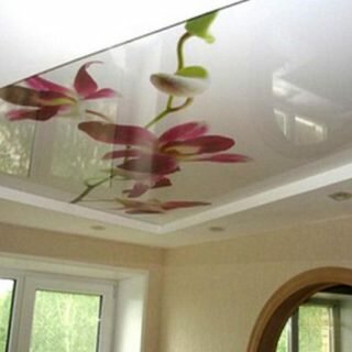 Натяжной потолок с рисунком: плюсы и минусы